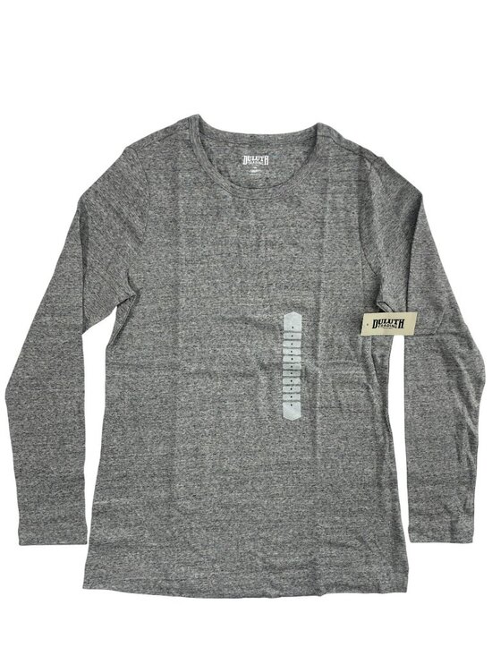 Duluth Trading Tops - Duluth Trading Longtail T-Shirt Grey Long Sleeve Crew 100% Cotton Wmn's Sz M NWT